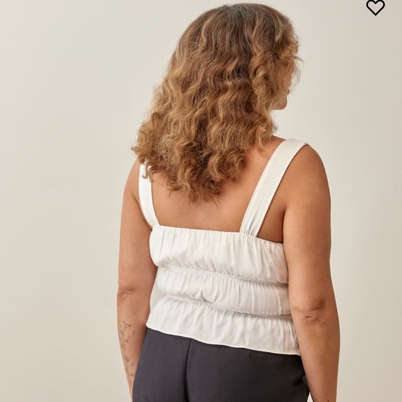 Reformation Liya Top Ivory XS - Picture 2 of 7